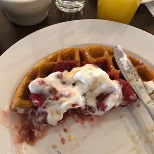 My waffle which is always delicious