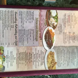 Here is their menu!