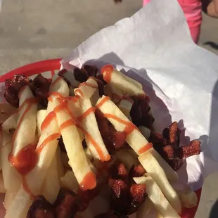 Colombian Salchipapa