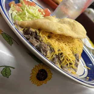 Fried bread taco