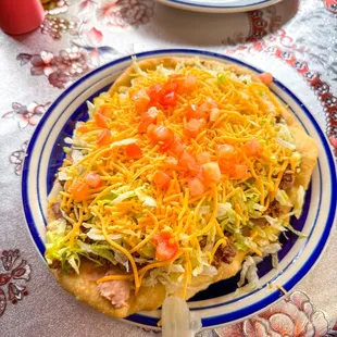 Beef Open Frybread