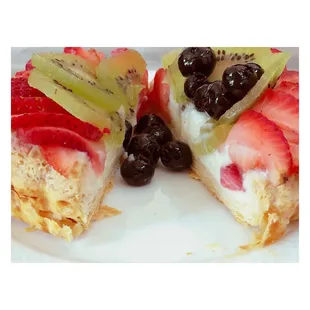 a close up of a pastry