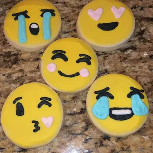 Emoji sugar cookies