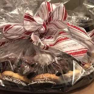 Holiday Decorative Tea Cookie Tray