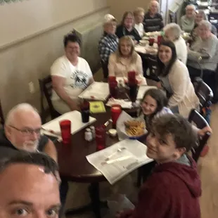 We filled the place - well half of it.