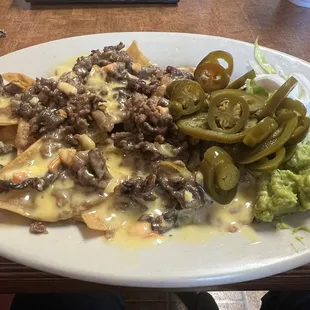 Fajita nachos