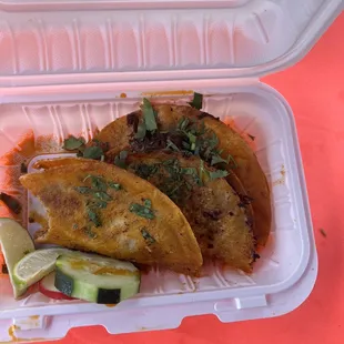 Birria tacos