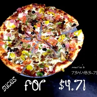 pizza, food