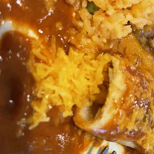 I racked the unmelted cheese out of the enchilada, it wasn't even hot.