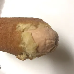 Tell me what&apos;s wrong with this corn dog??!! Disgusting! Uncooked. Smells and tasted funny!