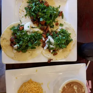 Tacos al pastor. Really good!