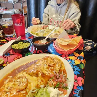 Surf and turf borrito