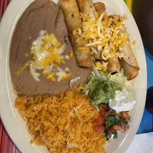 Taquitos plate