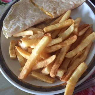 Kid's Quesadilla and Fries
