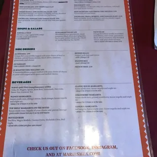 New menu!