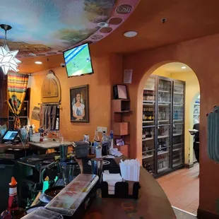 sushi and sashimi, interior