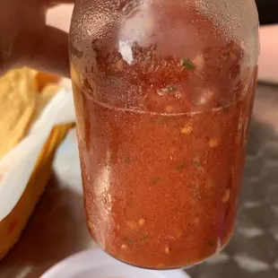 Frozen salsa
