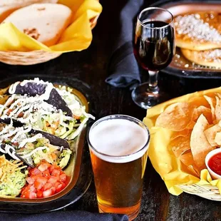 mexican food and drinks