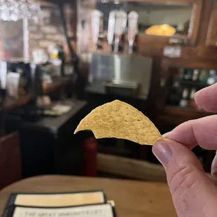 Wafer thin flash fried chips