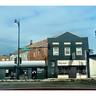 Outside Maria&apos;s Package Goods &amp; Community Bar.  31th St. Bridgeport IL . Beverages Shop Beer &amp; Martini Bar. Cool!