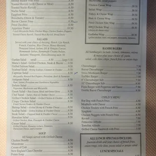 Menu - 2 of 6.
