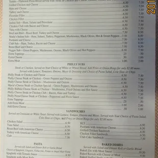 Menu - 3 of 6.
