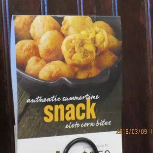 I&apos;ll try the Corn Bites next time.