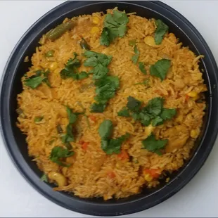 a bowl of mexican rice