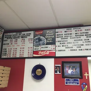 No paper menus or website so I decided to upload a few pics of the menu.