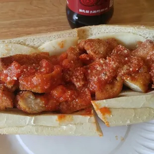 Large chicken parm sub