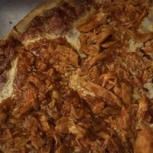 This is their buffalo chicken pizza they have no clue how to make it  never go here again