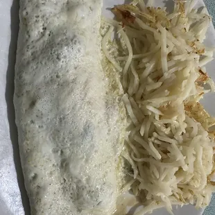 Veggie omelette with egg whites