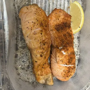 Blackened salmon