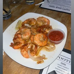 Steamed shrimp