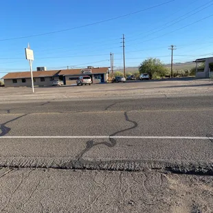 the empty parking lot