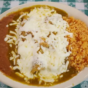 Green Chicken Enchiladas