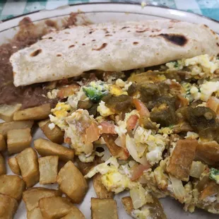 Migas a La Mexicana