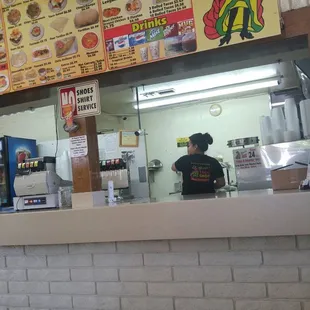 I love Maria's Taco Shop they have good tasting food authentic Mexican they like it sometimes just can't get enough..lol