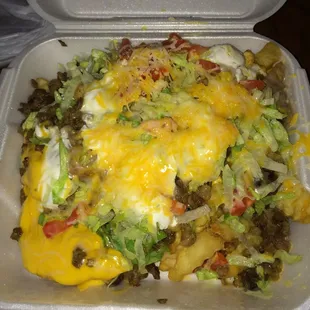 Carne Assad fries. One of there best items on the menu