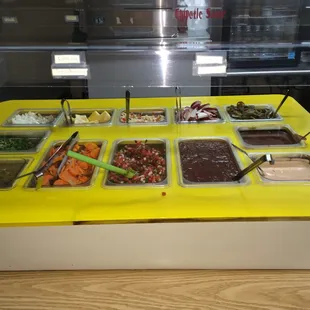 Salsa bar