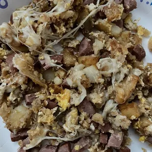 Hardly any Egg, TONS of potatoes.