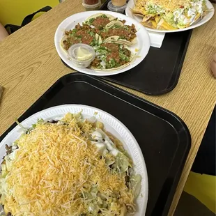 Nacho Fries Supreme, Al Pastor Taco, Nacho Supreme