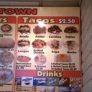 ramen and noodles, menu