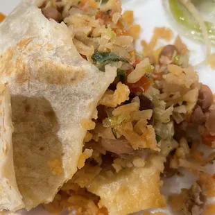 Vegetarian burrito