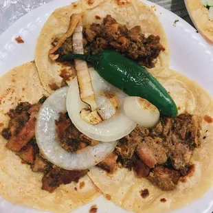 a taco on a plate