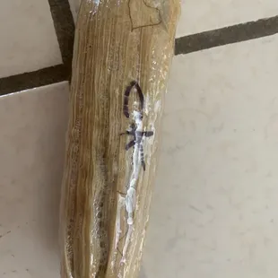 A chicken tamale 2.40$