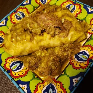 Chile Verde Wet Burrito