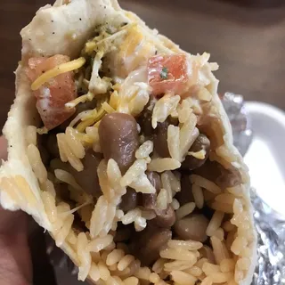 Beans and Rice Burrito