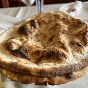 a flat bread on a table