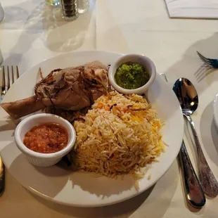 My lamb shank mandi.